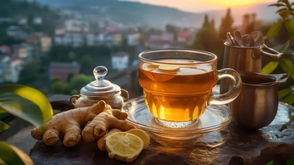 عسل وزنجبيل