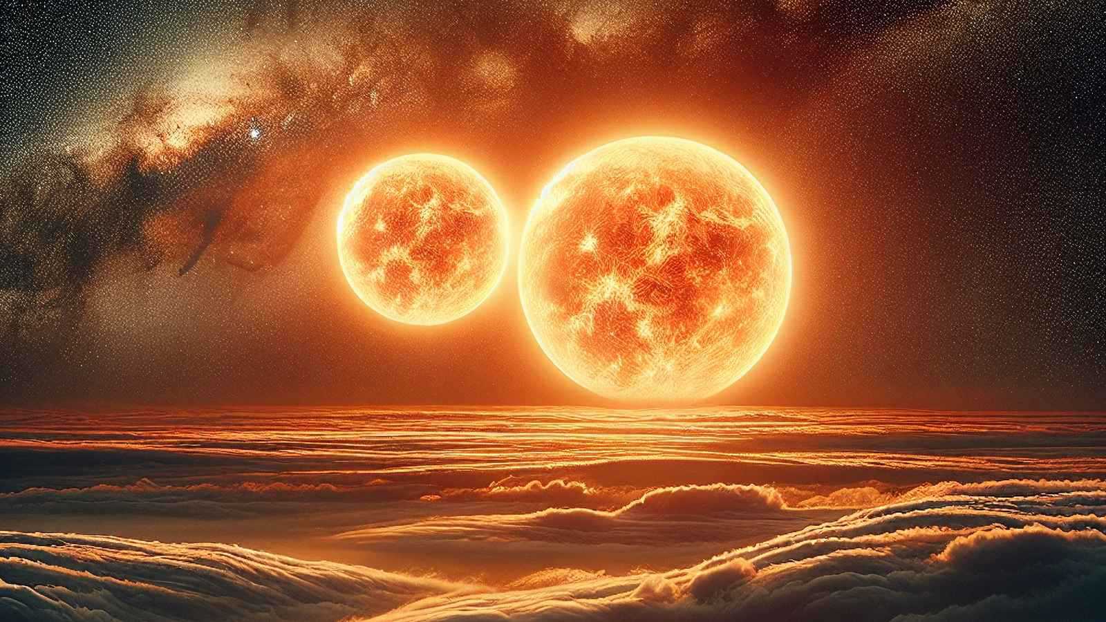 تفسير رؤيا شمسين ورموز الازدواجية والقرارات