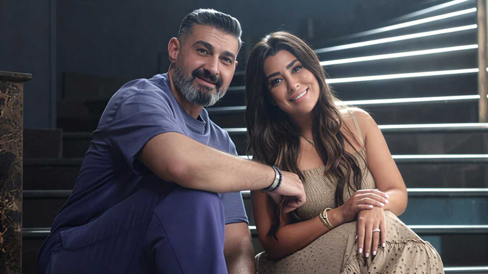 ياسر جلال وأيتن عامر يشعلان كواليس مسلسل "كلهم بيحبوا مودي"