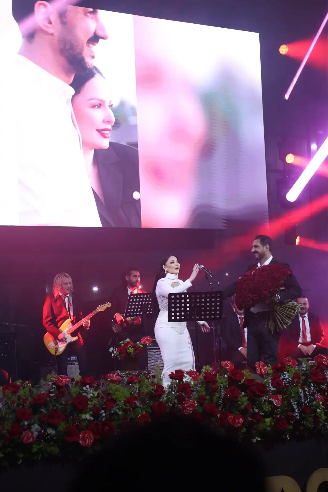 معاذ العمري وديانا كرزون