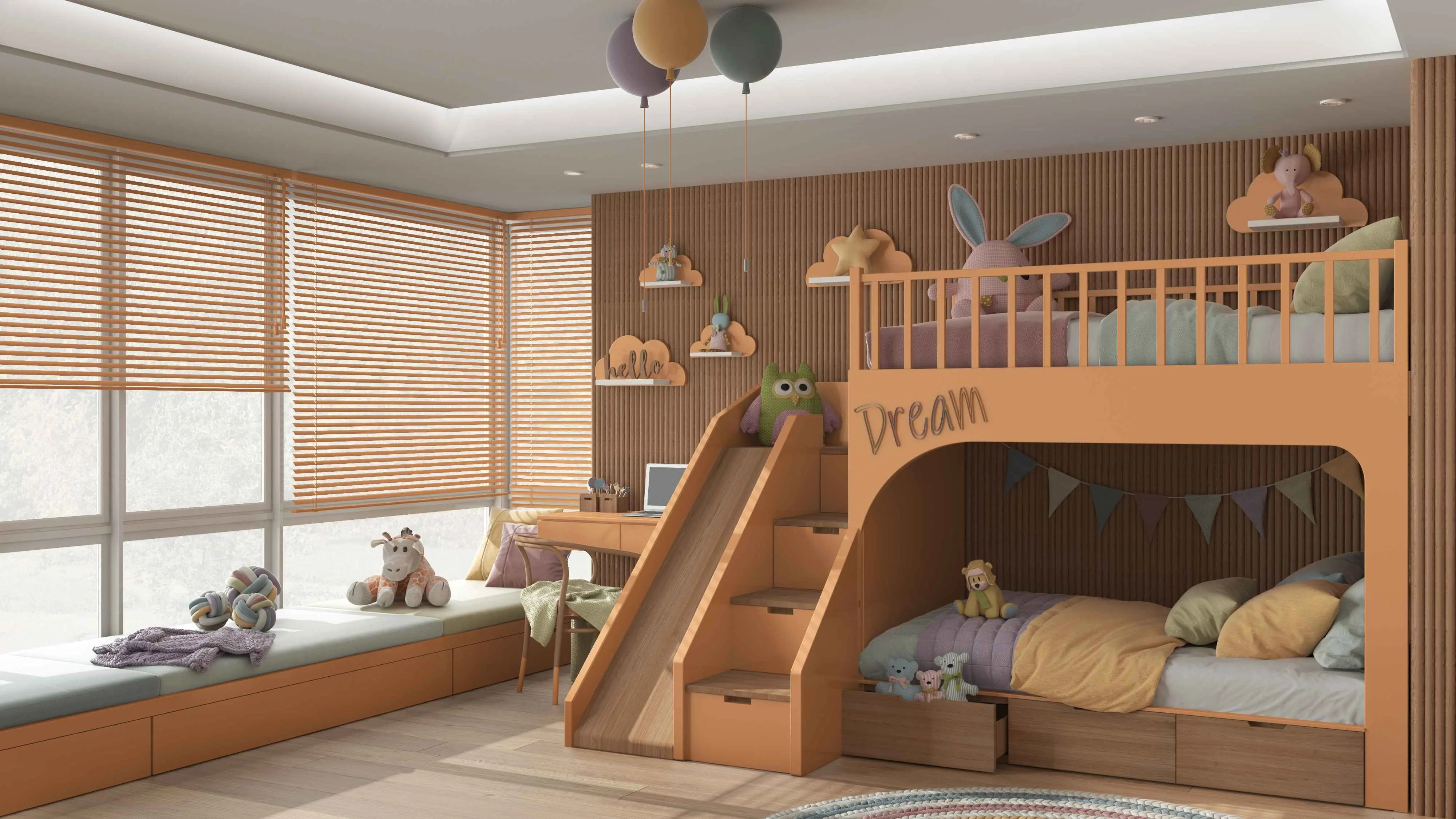 تصميمات غرف أطفال 2024