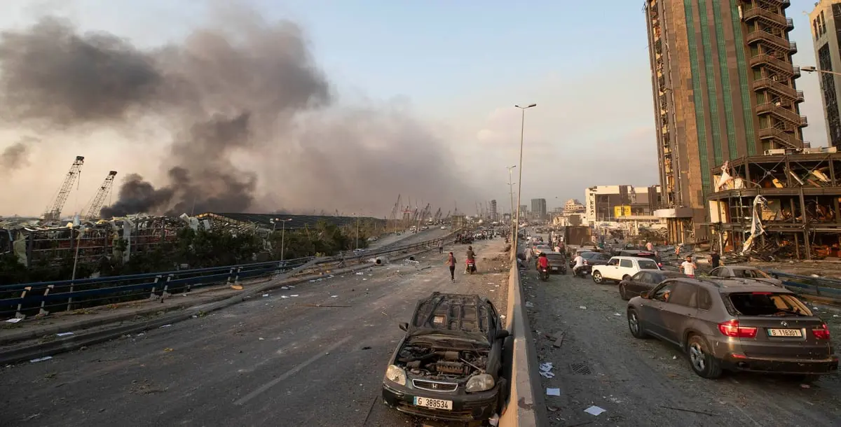‏فيديو مؤلم.. الموت يخطف مصورا حاول توثيق لحظة انفجار مرفأ بيروت