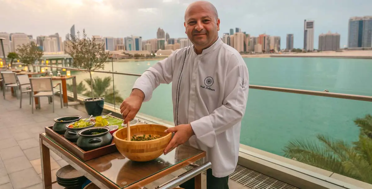 الشّيف عماد زلوم يشارك شغفه بالطّهي وعشقه للمأكولات العربيّة