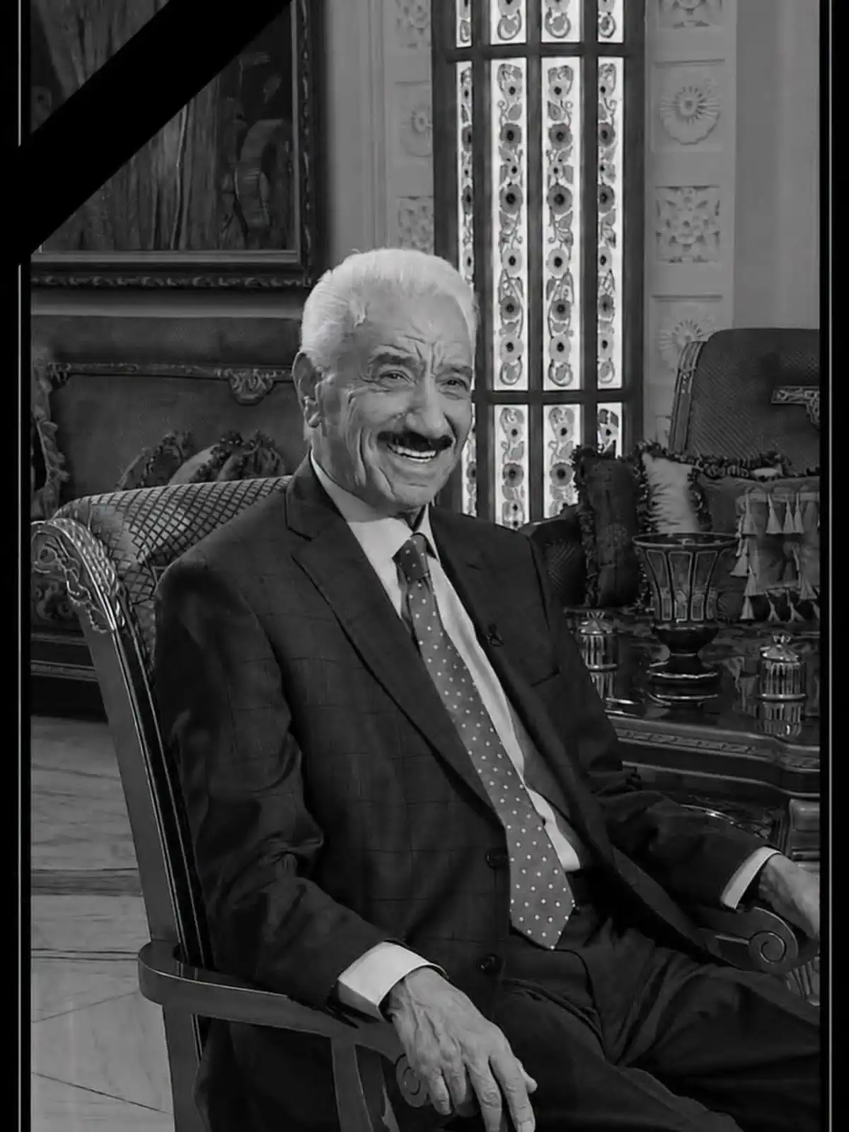 صورة نشرتها وكالة الأنباء العراقية تنعي فيها فاروق هلال
