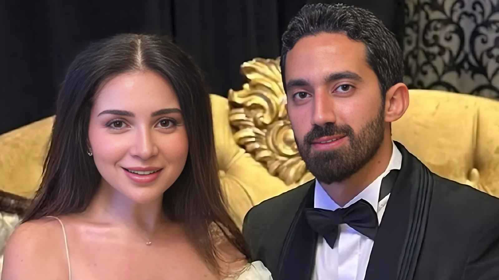 مي عز الدين وأحمد تيمور يظهران لأول مرة بعد الزواج (فيديو)