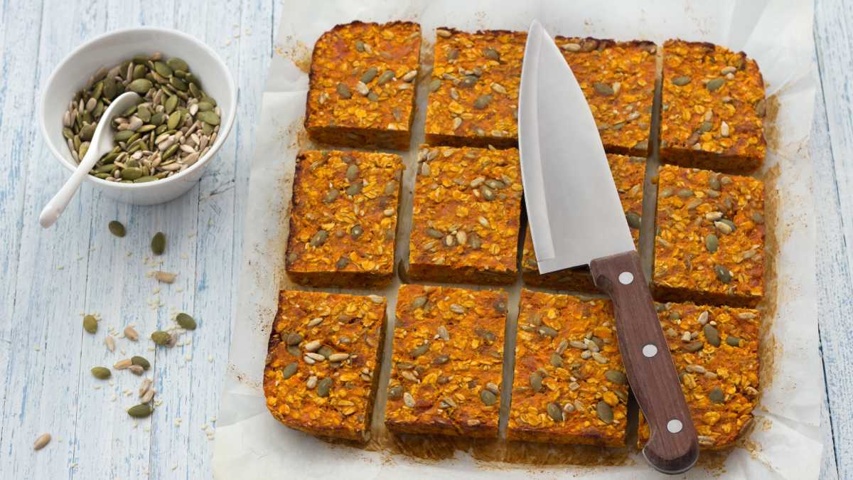 طريقة عمل ألواح الشوفان بالجزر للتحلية والطاقة 