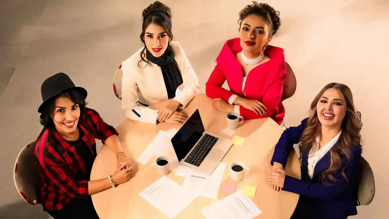 بطلات مسلسل بنات البومب