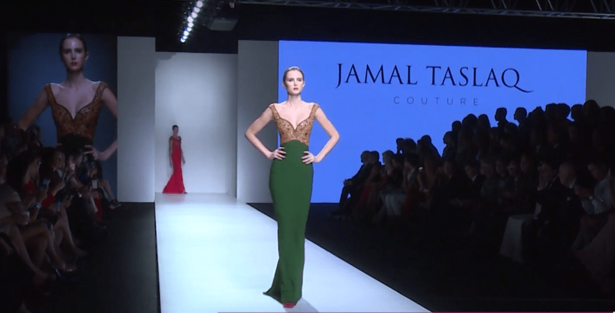 بالفيديو.. مجموعة مصمم الأزياء جمال تسلاق ضمن أسبوع الموضة العربي في دبي