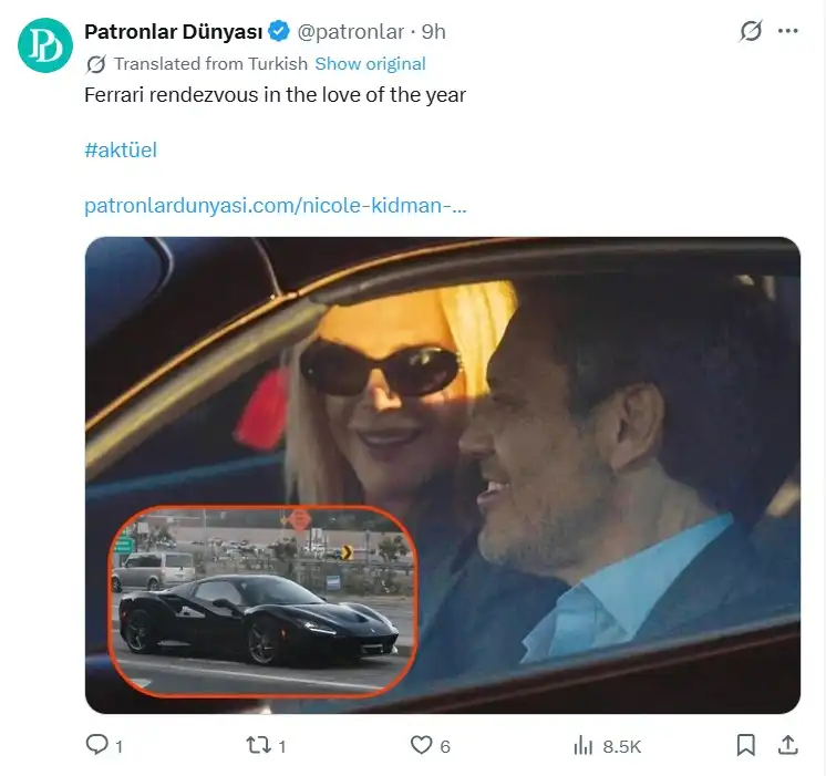 نيكول كيدمان تثير التكهنات حول علاقتها بمايكل راينشتاين
