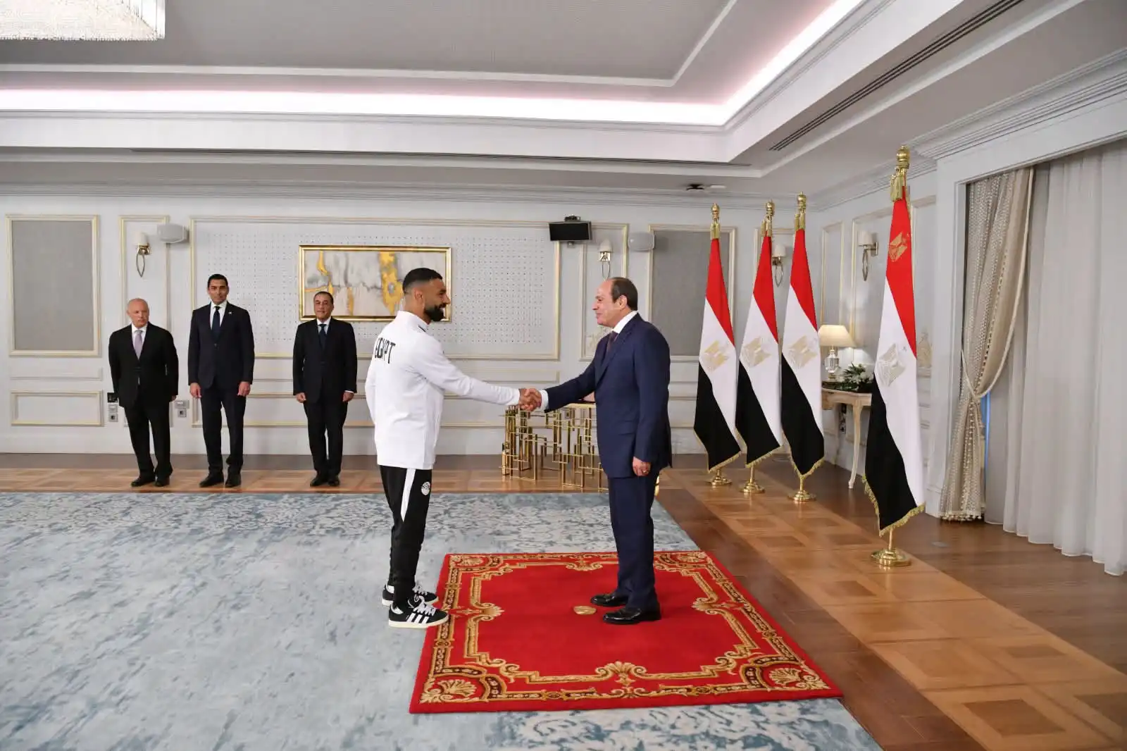 السيسي يكرم منتخب مصر بعد مشاركته في كأس العالم 2026