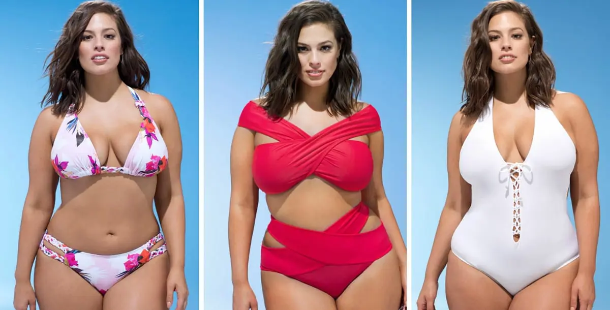 آشلي غراهام تطلق مجموعتها الجديدة من ملابس السباحة.. وهذه رسالتها لصاحبات الوزن الزائد