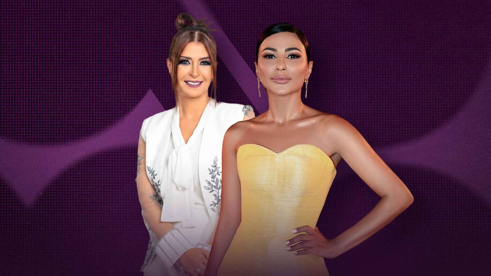 مهيرة عبد العزيز ومنال سلامة