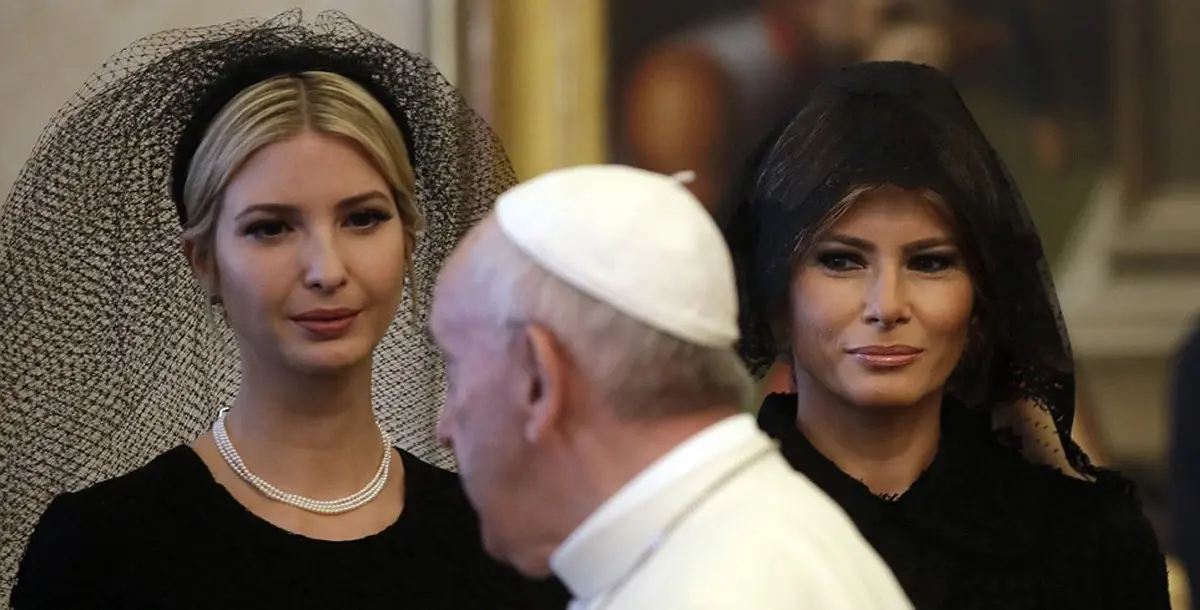 بابا الفاتيكان يسأل ميلانيا عن الطعام الذي تقدمه لترامب.. والإجابة "مضحكة"