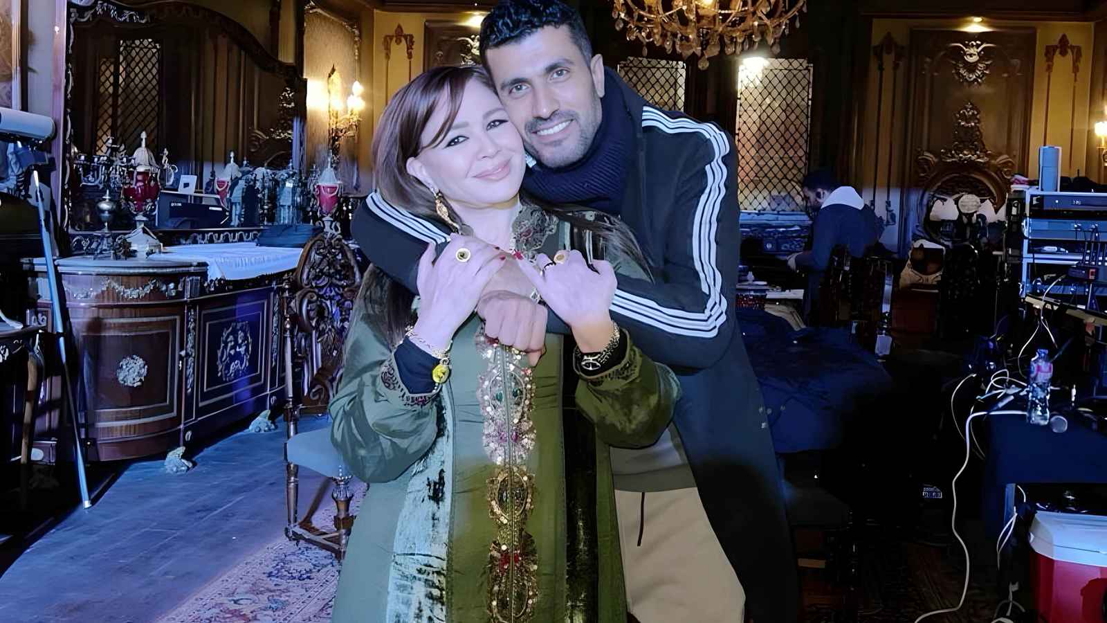 إلهام شاهين ومحمد سامي