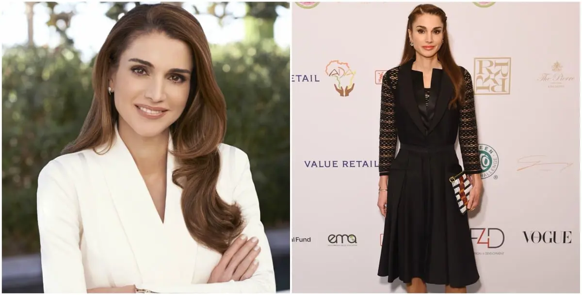 طرق مختلفة لارتداء الأبيض والأسود من توقيع الملكة رانيا
