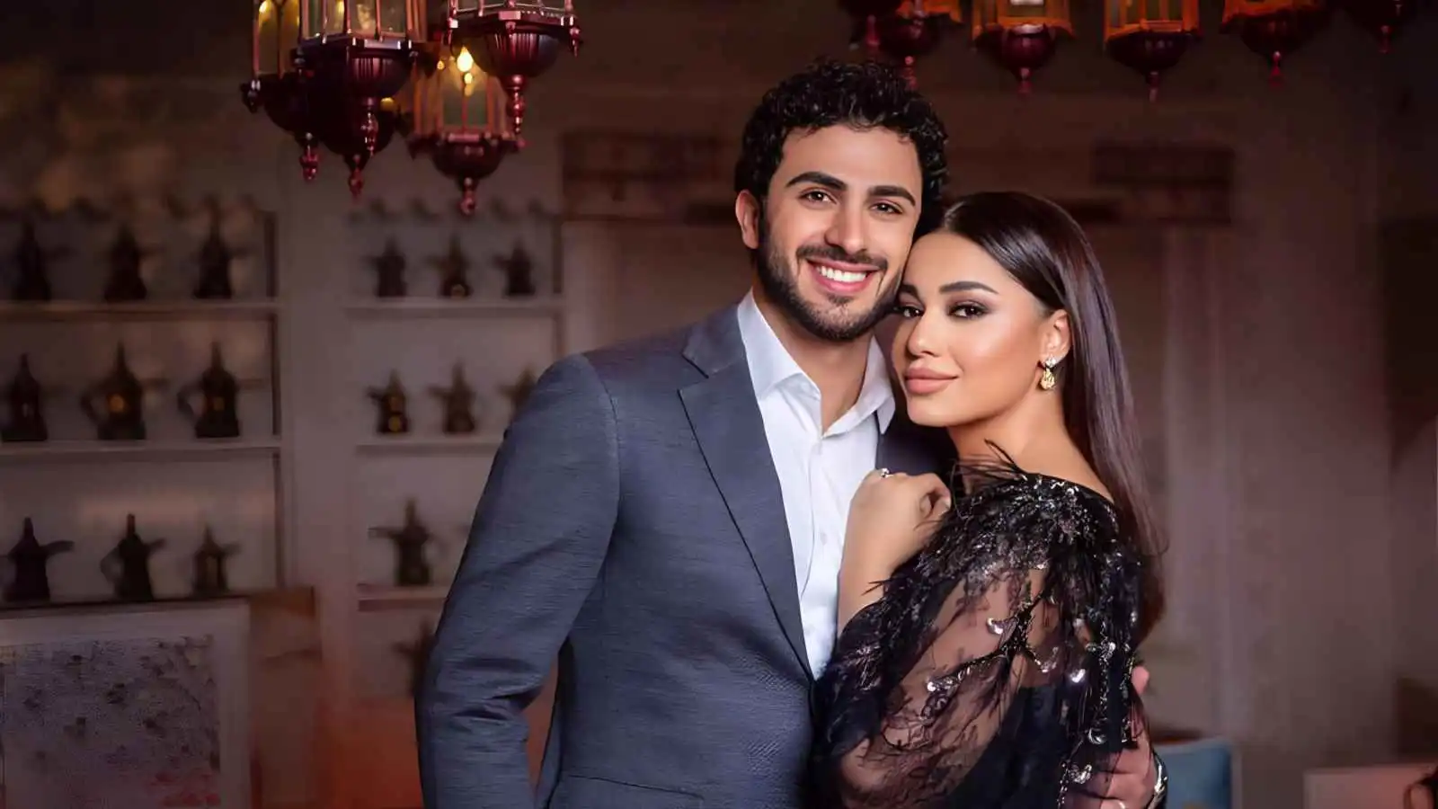 كيف احتفل ألكسندر علوم ورحمة رياض بعيد ميلاد ابنتهما؟