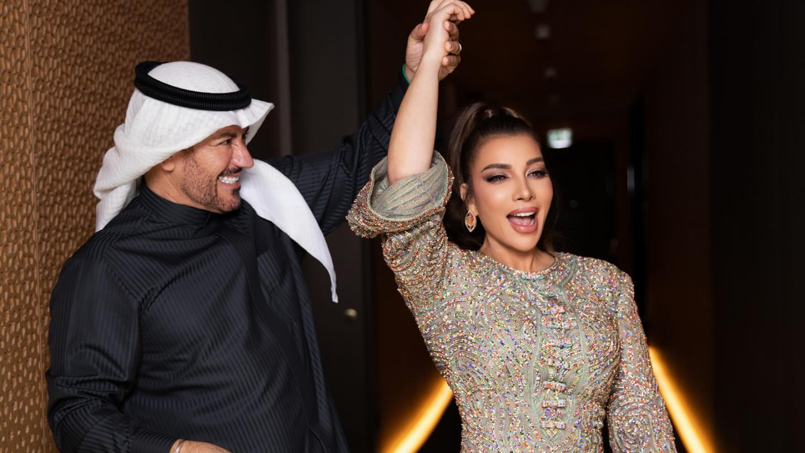 أصالة نصري وزوجها فائق حسن