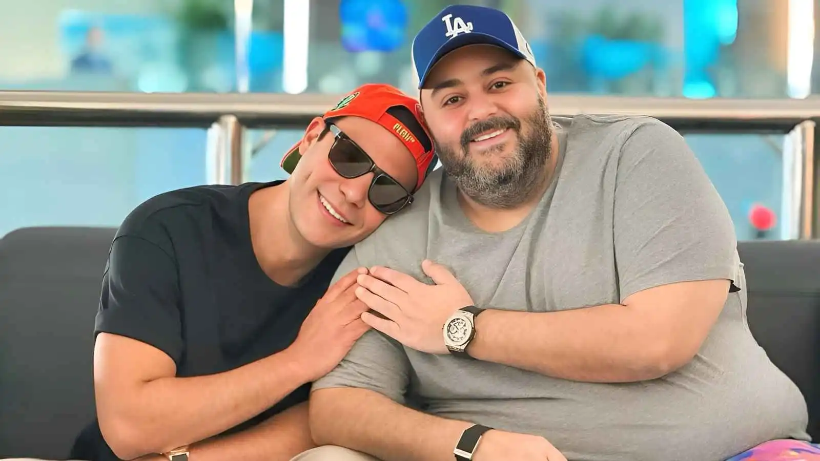 محمد إمام وشيكو يحتفلان بعرض "صقر وكناريا" في الرياض