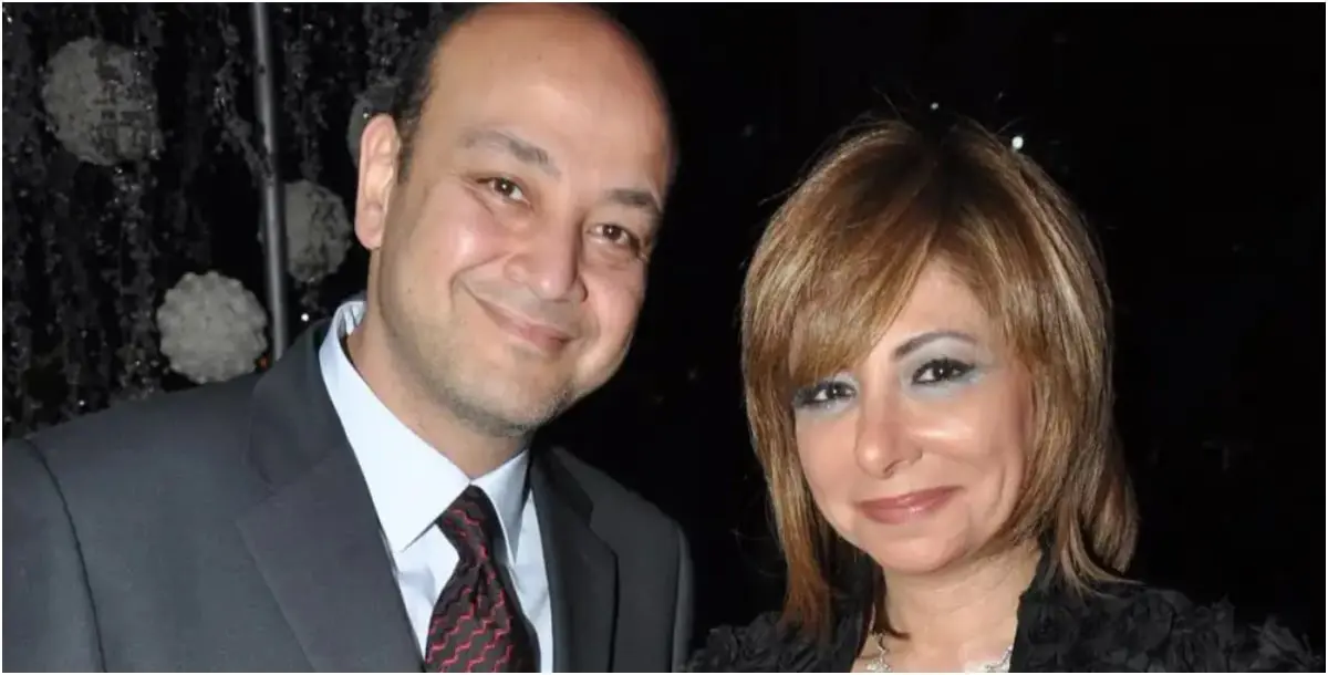 تعليق لميس الحديدي بعد نجاة زوجها عمرو أديب من حادث سير
