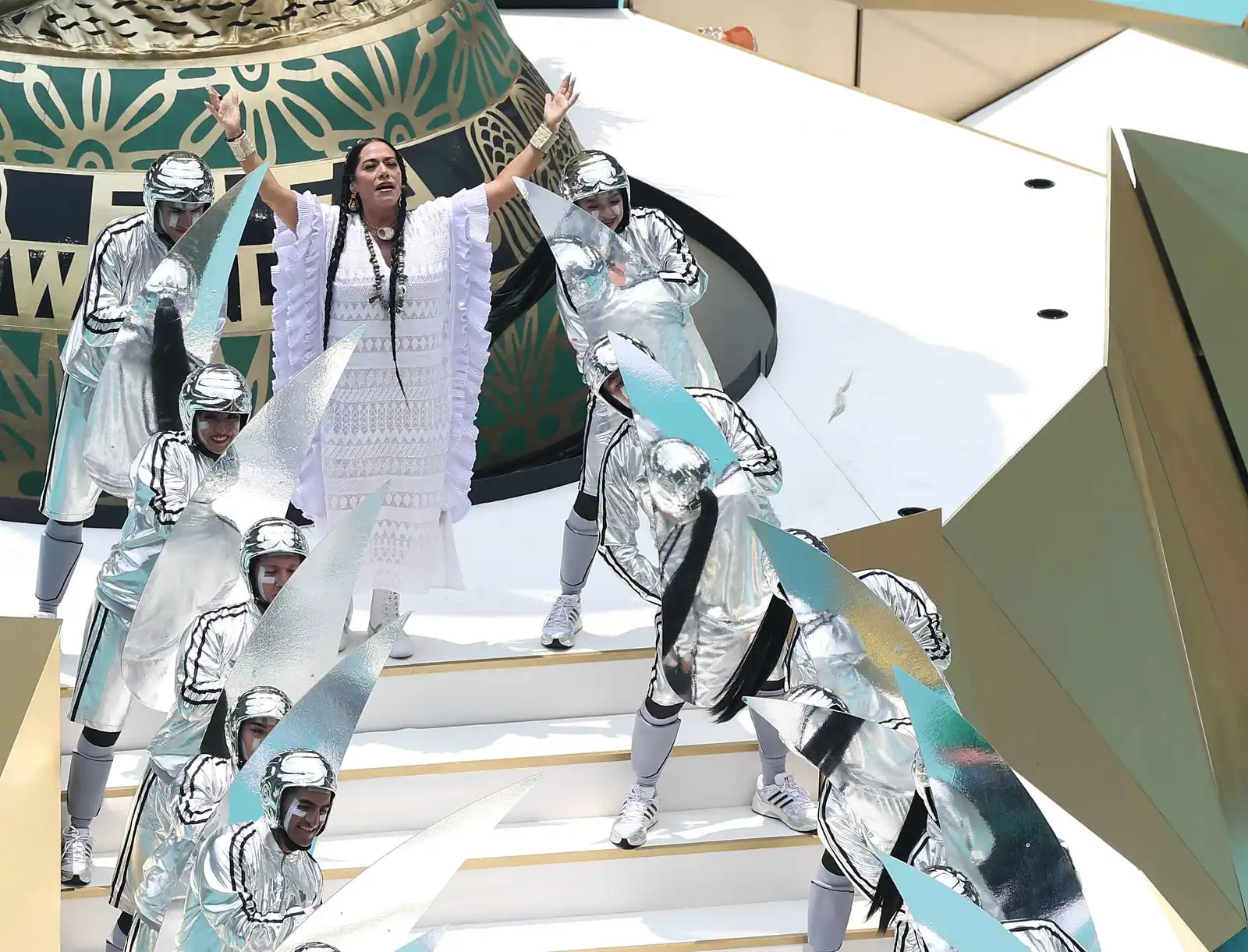 ليلا داونز في حفل افتتاح مونديال 2026