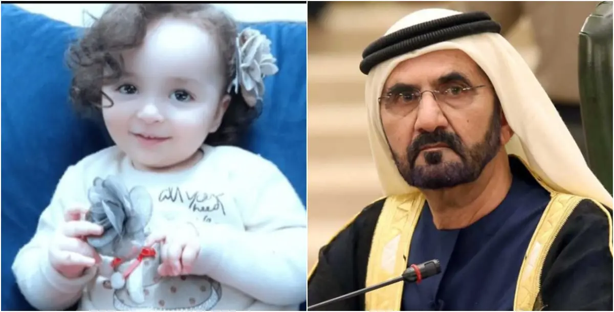 محمد بن راشد يتكفل بعلاج طفلة عراقية بأغلى عقار في العالم