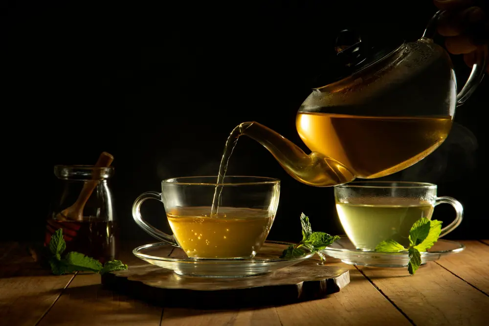 شاي أخضر