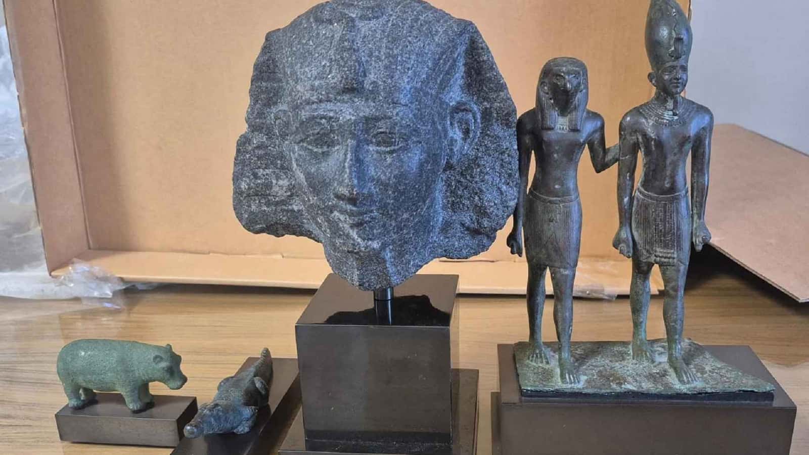 مصر تستعيد أربع قطع أثرية نادرة من الولايات المتحدة