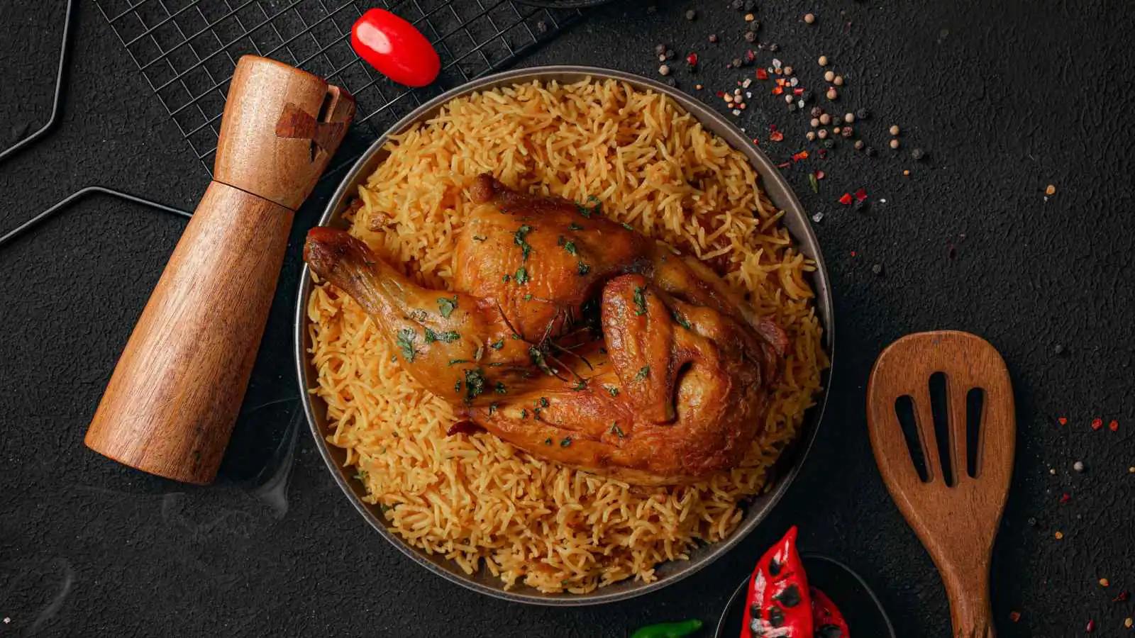 خطوات عمل كبسة الدجاج بألذ نكهة