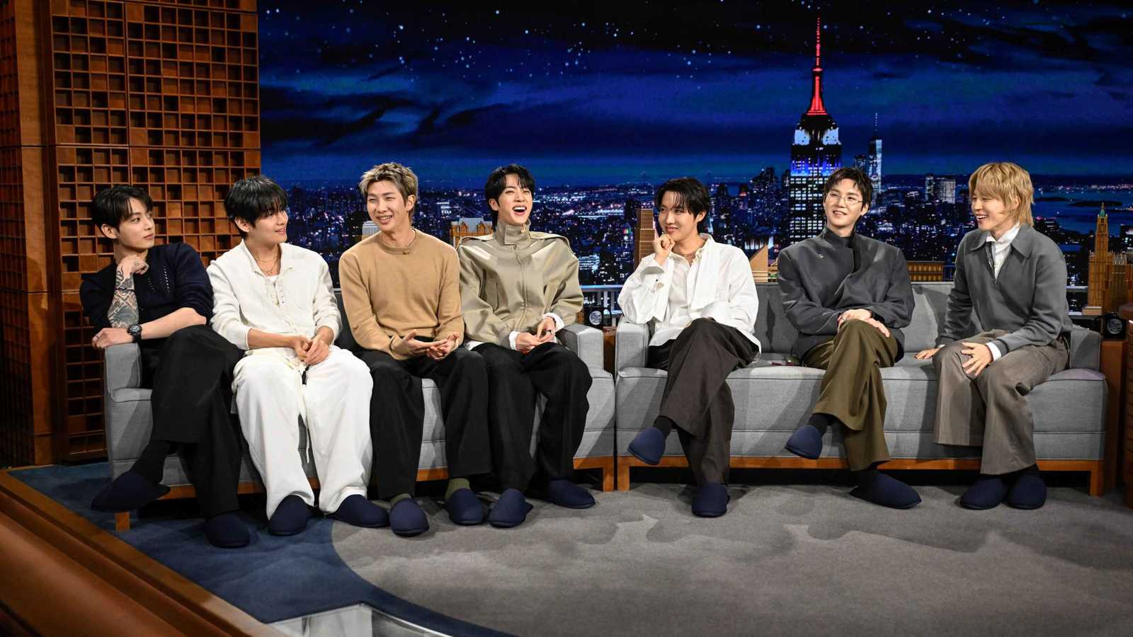 عودة فرقة BTS لبرنامج جيمي فالون تتصدر التريند
