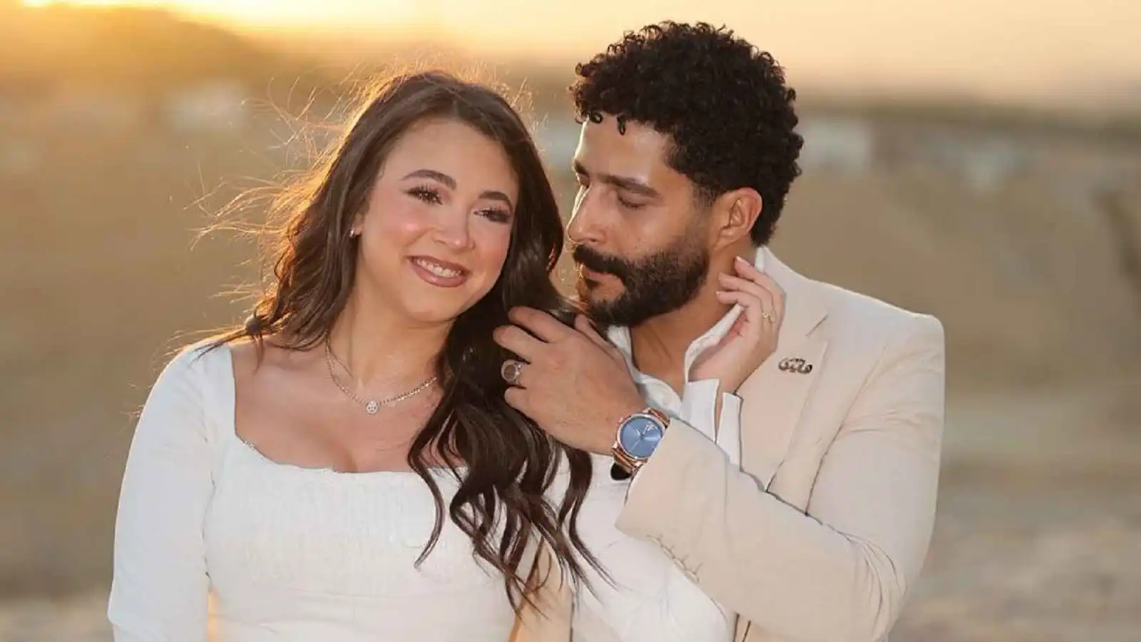 اللقطات الأولى من حفل زفاف مصطفى منصور وهايدي رفعت