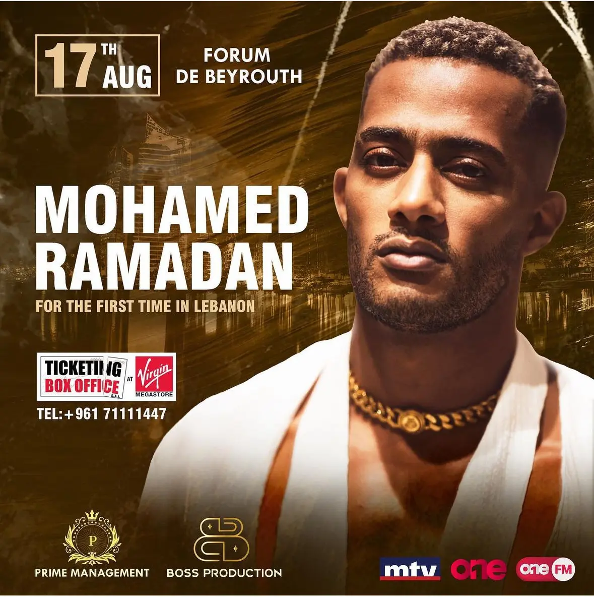 حفلات محمد رمضان في لبنان لعام 2024