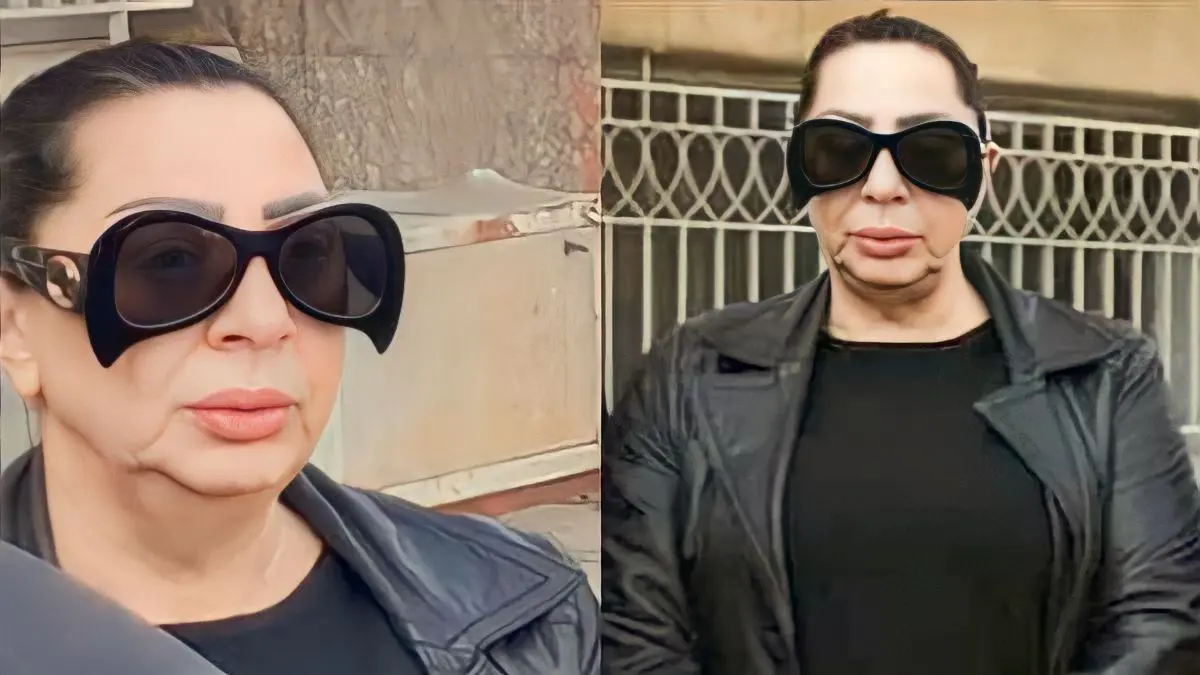 غادة بشور ترد على المتنمرين بسبب نظاراتها في عزاء شادي زيدان