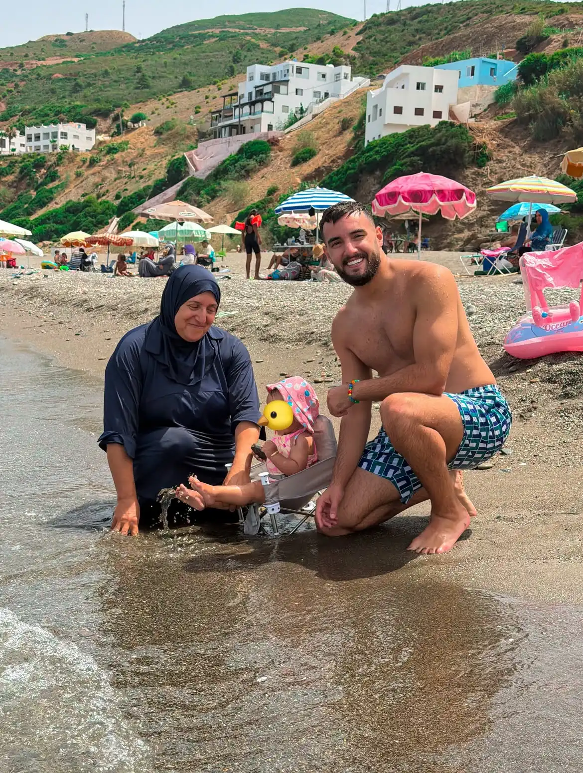 زهير بهاوي يحتفل بثلاثة أجيال من عائلته