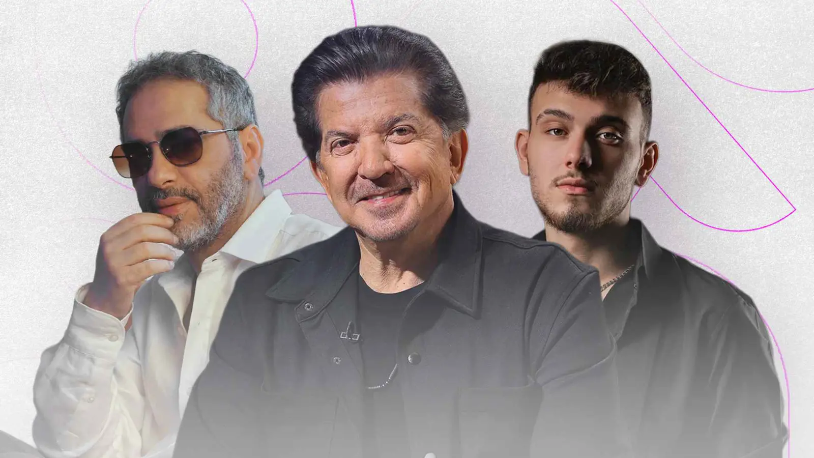 وليد توفيق والشامي وفضل شاكر