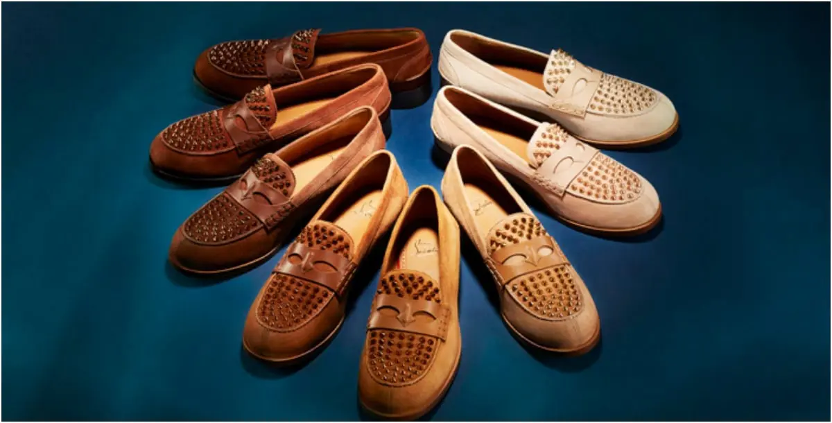 إبداعات كريستيان لوبوتان.. 4 طرازات لأحذية رجالية بألوان النيود!