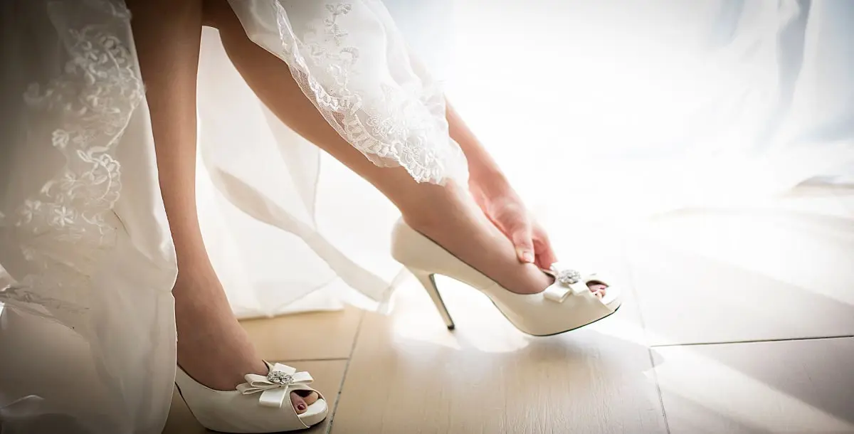 أخطاء ينبغي تجنبها في أحذية الزفاف