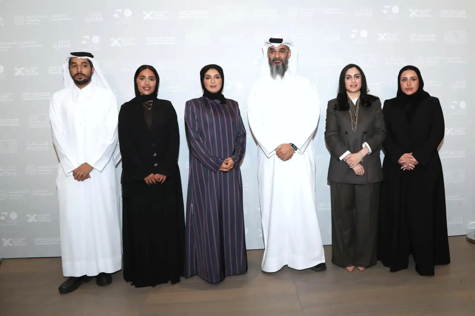 مشاركون في المؤتمر الصحفي