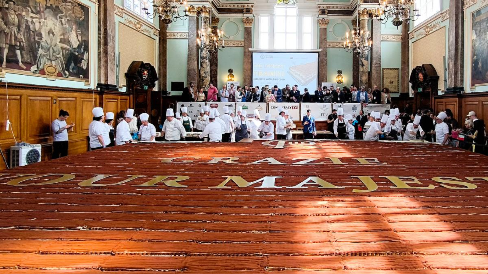 تحطيم الرقم القياسي لأطول تيراميسو في العالم 