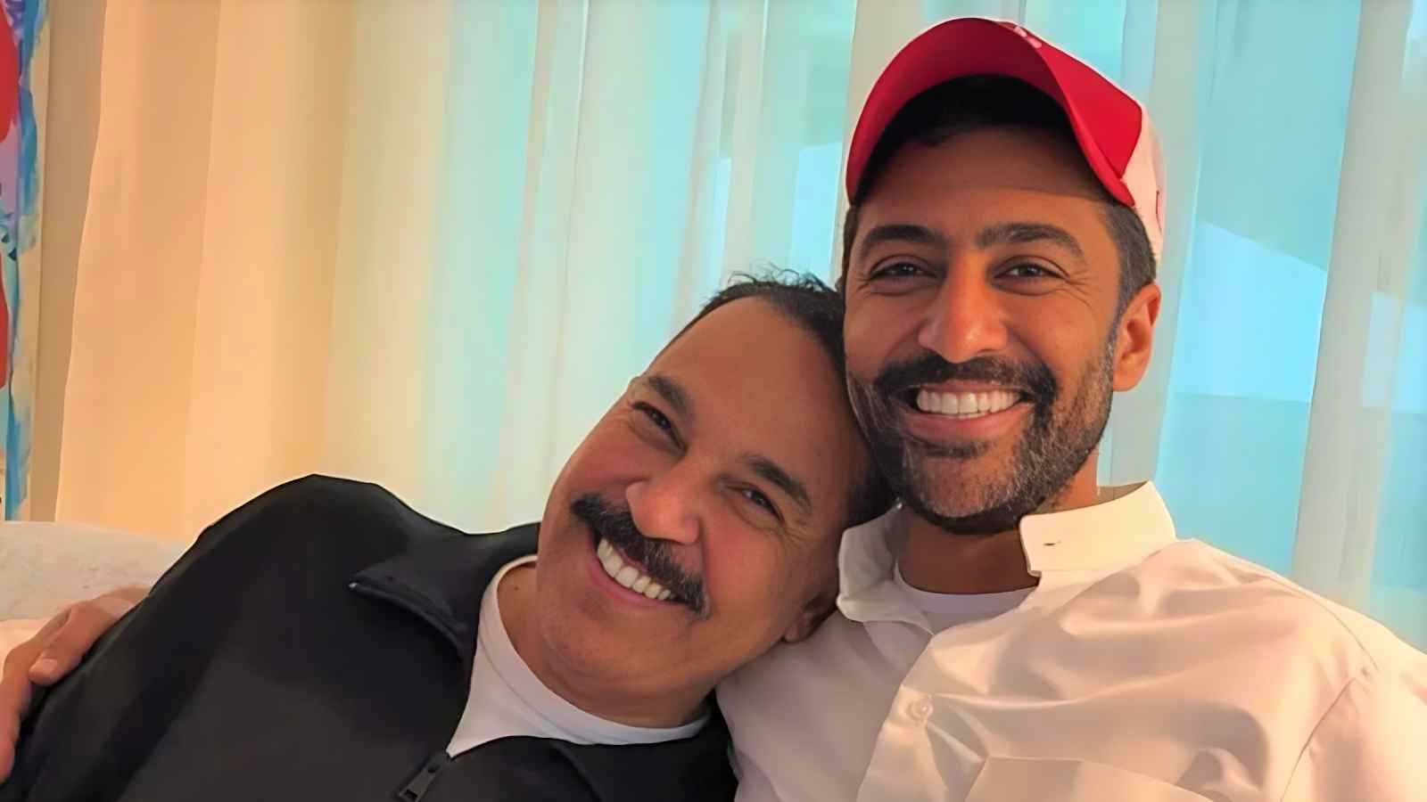 عبد الله الرويشد يحتفي بميلاد زوج ابنته محمد صفر
