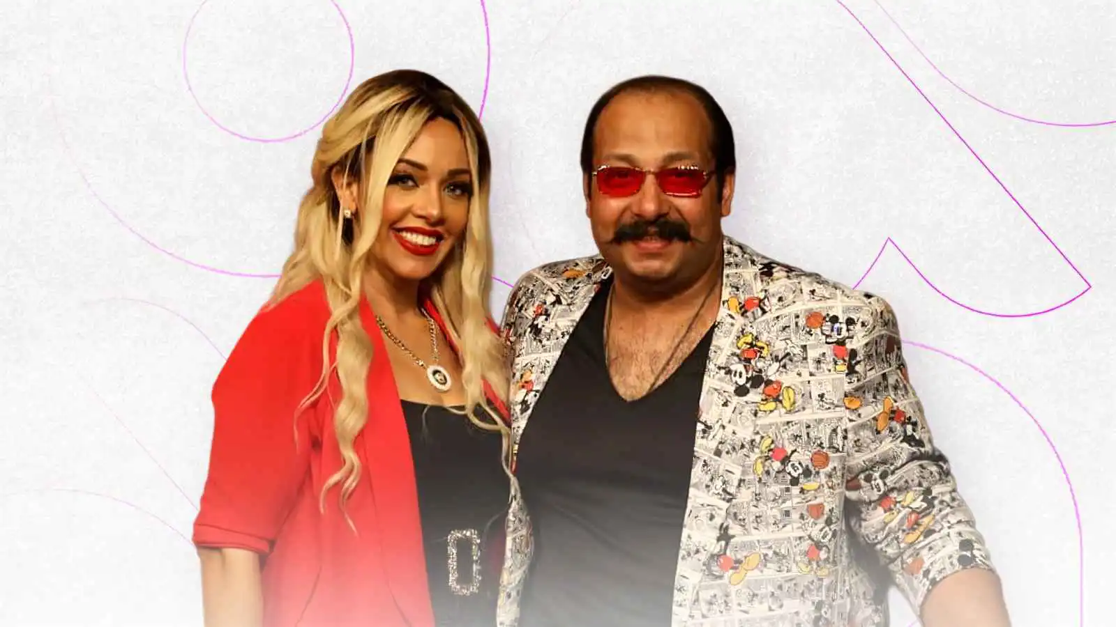 كوميديا عفوية تجمع محمد ثروت وزوجته أمام كاميرا "فوشيا"