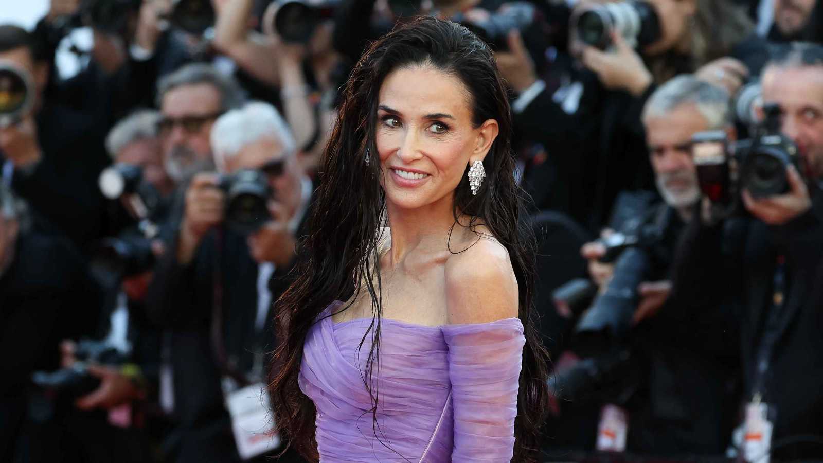 نحافة ديمي مور تثير التساؤلات في مهرجان كان السينمائي