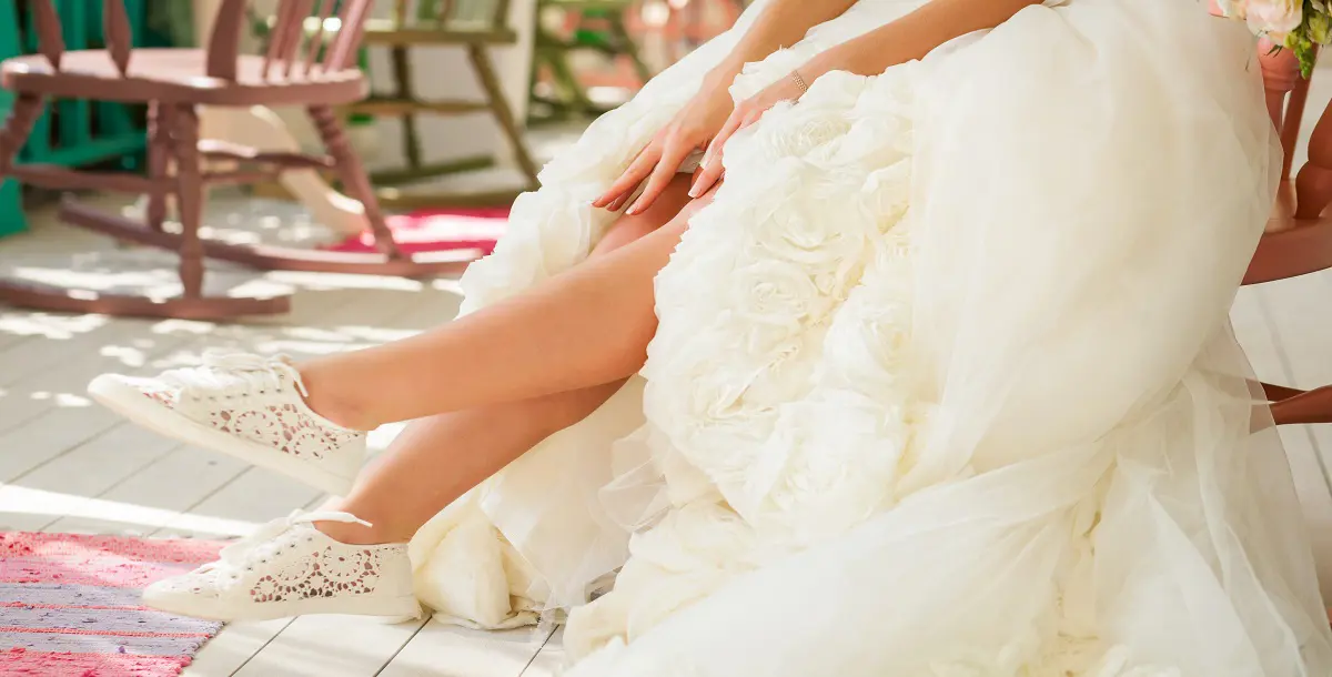بالصور.. أحذية مسطحة بديلة للكعب العالي في ليلة زفافك