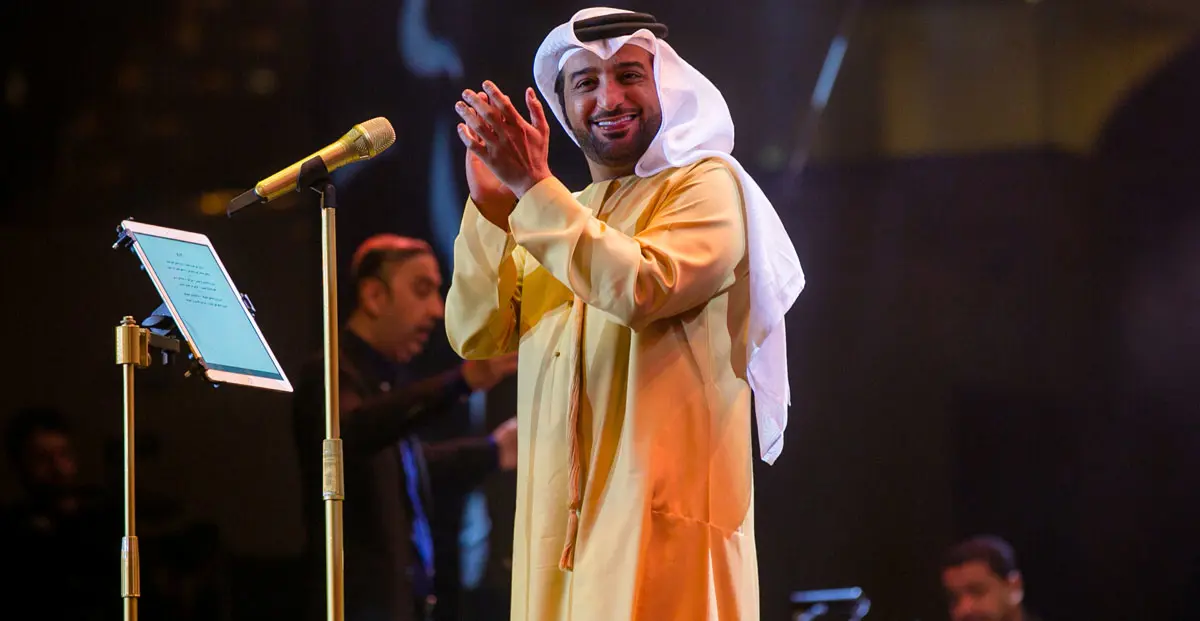 نبيل شعيل وعيضة المنهالي يُشعلان الأجواء في حفل "مسرح المجاز" بالشّارقة