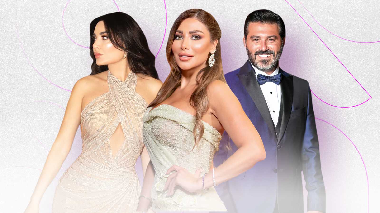 لمى الرهونجي ويزن السيد وسيرين عبد النور