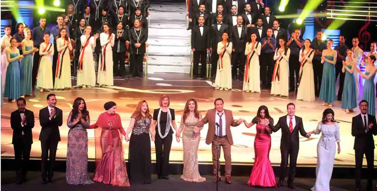 النجوم يتألقون في افتتاح مهرجان الموسيقى العربية