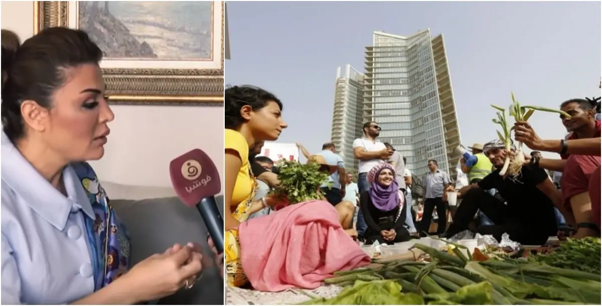 ماذا قالت نادين ضاهر عن افتراش الأماكن العامّة خلال مظاهرات لبنان؟