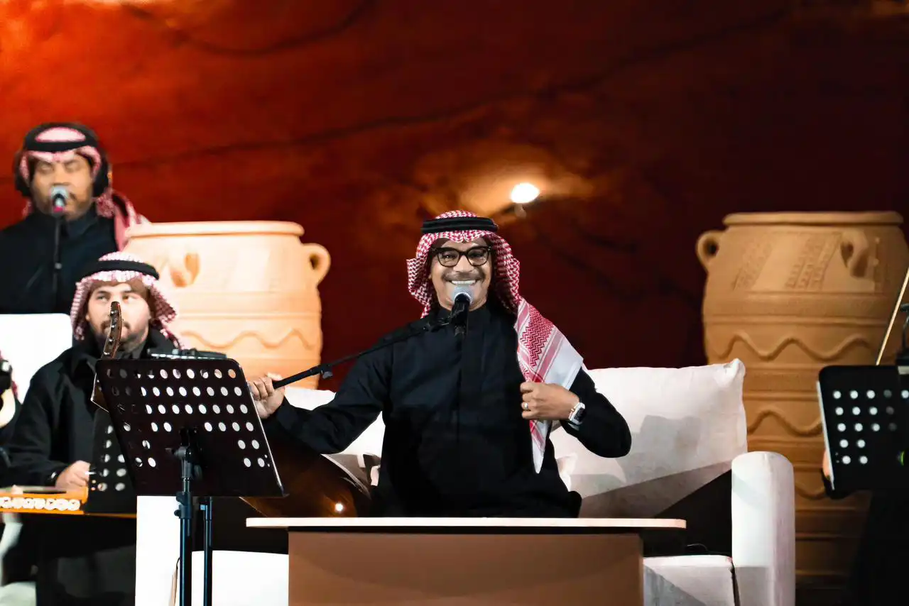 رابح صقر في الحفل