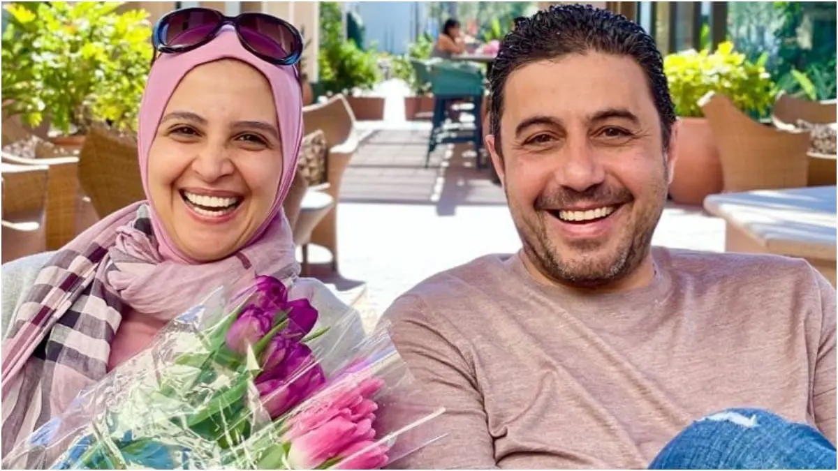 حنان ترك تحتفل بالذكرى العاشرة للقائها الأول بزوجها محمود مالك