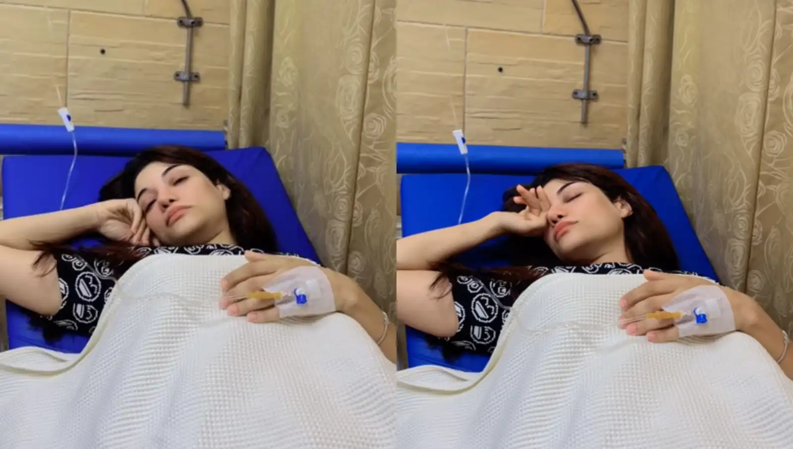 صابرين النجيلي على سرير المرض