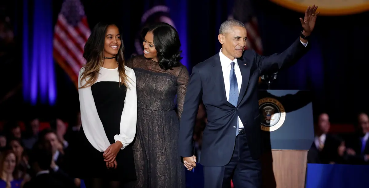 لماذا لم تحضر ساشا أوباما حفل الوداع الأخير لوالدها؟
